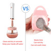 Senbowe Upgraded Makeup Brush Cleaner and Dryer Machine Electric Cosmetic Automatic Brush Spinner with 8 Size Rubber Col