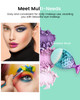 Mermaid Makeup Brushes Set NIZIYI 11PCS Make Up Foundation Powder Cream Eyebrow EyeShadow Eyeliner Lip Blush Concealer K