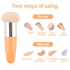 TOROKOM 1Pcs Makeup Sponge Foundation Sponge Blender Beauty Cosmetics Puff Sponge Makeup Brush Tool with Handle for Foun