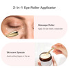 Tekson 3PCS Eye Roller Cream Face Massage Applicator Tool Metal Facial Massager for Moisturizer Wand Stick Zinc Alloy 2