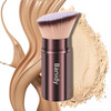 Makeup Brush Kabuki Face Brushes Retractable Travel Blush Kabuki Brush Portable Flawless for Foundation Powder Blush Bro