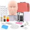 Eyelash Extension Kits 17Pcs Professional Eyelash Grafting Training Tools Lashes Extension Practice Exercise Set with Ma