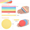 120 Pcs Facial Sponge Compressed Luxiv 5 Colors Face Cleansing Sponge Estheticians Compressed Makeup Facial Sponge Round