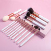 MSQ Makeup Brushes Premium Synthetic 15 Pcs Professtional Makeup Brush Set Foundation Powder Brush Eye Shadows Brushes C