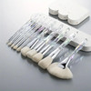 Kingtree Crystal Makeup Brush Set 10PCS Sparkling Premium Makeup Brushes Professional Synthetic Bristles Foundation Blus