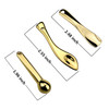 GOERTI 3Pcs Metal Makeup Spatula Mini Spoon and Eye Cream Massage Sticks Beauty Scoop for Facial Cosmetic Face Cream