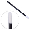 100 Pieces Disposable Lip Wands Lip Gloss Applicators Lipstick Lint Free Wands Makeup Applicator Lip Brushes Doe Foot Ap