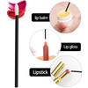 100 Pieces Disposable Lip Wands Lip Gloss Applicators Lipstick Lint Free Wands Makeup Applicator Lip Brushes Doe Foot Ap