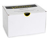 Vivaplex 12 Amber 16 oz Glass Bottles with Lids