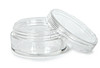 Vivaplex 25 Clear 10 Gram Plastic Pot Jars Cosmetic Containers With Lids
