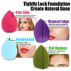 Makeup Sponge Blender Beauty Sponge Set 12pcs and Beauty Foundation Sponge Blender Holder 1PCSBlending Sponges Cosmetic