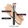 Kugge Under Eye Concealer Brush Foundation Brush for Liquid Makeup 2PCS Dense Synthetic Angled Kabuki Blending Makeup Br