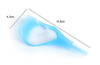 1Pcs Pink 1Pcs Blue Plastic Eyelashes Tools 3 in 1 Mascara Applicator Guard Eyelash Guide Eye Makeup Tool For Women Girl