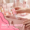 erioctry 10ML Portable Empty Refillable Bottle Cream Shampoo Lotion Treatment Pump Bottle with Cap Travel Bottles Toilet