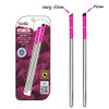 Firm Eyebrow Brush Kit For Makeup Pomade Tint Stencil Color Waterproof Applicator 2 Pc Angled Eye Brow Lamination Kit To