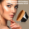 Foundation Makeup Brush Flat Top Kabuki Hexagon Face Blush Liquid Powder Foundation Brush for Blending Liquid Cream or F