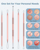 TAYTHI Blackhead Remover Tool Pimple Popper Tool Kit Blackhead Extractor Tool for Face Extractor Tool for Comedone Zit A