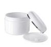 XINGZI 6PCS White 8 Oz 250ml Cosmetic Jars with Liners and Dome Lids Empty Refillable Face Cream Lip Balm Lotion Bottles
