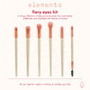 EcoTools Elements Fiery Eye Makeup Brush Set For Eyeshadow Eyeliner Blending Brushes for Eyes Eco Friendly Makeup Brushe