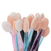 Akstore 200PCS Disposable Dual Sides Eye Shadow Sponge Applicator Eyeshadow Brushes Makeup Brush Multicolors