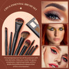 Jessup Full Makeup Brushes Set 13pcs Professional Vegan Foundation Powder Contour Blush Highlight Eyeshadow Blending Con