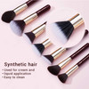 Jessup Makeup Brushes Set Professional 25PCS Premium Natural Powder Foundation Eyeshadow Blending Concealer Blusher High