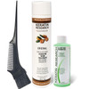 Brazilian Keratin Hair Blowout Treatment Express Formula 300ml Bottle Includes 120ml Clarifying Shampoo and BrushComb