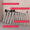 Mirabella Perfecting Concealer Brush Premium Professional Makeup Brush Collection CrueltyFree Synthetic Bristle Brush Ha