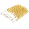 300 PCS Lip Brushes Disposable Lip Gloss Wands Lipstick Applicator Makeup Tool Crystal Gold Handle