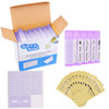 Lip Balm Container Tubes 50Pack DIY Purple 316 Oz 55 ml Including 50 Writeable Purple 50 Printed Lip Balm Stickers Twist