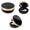 15ml 05oz Empty Portable Makeup Powder Air Cushion BB Puff Container Round Cosmetic Cream Case with Powder Puff and Mirr