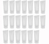 ericotry 20PCS 20ml067oz Clear Empty Refillable Plastic Soft Tubes Cosmetic Sample Bottles Jars Makeup Travel Containers