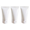 24PCS White Empty Refillable Plastic Soft Tubes Squeezable Bottle Packing Cosmetic Sample Container Jars Storage Holder