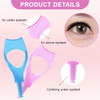2PCS 41Inch Plastic Upper Lower Eyelash Mascara Guard Cover Protector Eyelash Makeup Tool with Eyelash Comb for Eyes Mak