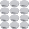 2 Ounce Aluminum Tin Jar Refillable Containers 60 ml Aluminum Screw Lid Round Tin Container Bottle for CosmeticLip Balm