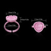 Fenshine 100 PCS Lash Glue Holder Glue Ring Cups Lash Extension Volume Lashes Quick Blossom Cups for Eyelash Extension S