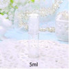XINGZI 12Pcs 5ml Empty Airless Vacuum Pump Bottle Refillable Plastic Cream Lotion Bottle Travel Sample Bottles for Cosme