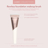 EcoTools Ecofriendly Luxe Flawless Foundation Makeup Brush for Liquid Cream Foundation Dense Synthetic Bristles EcoFrien