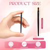 50 Pieces Lip Brushes Pro Multifunctional Makeup Brush Lipstick Gloss Wands Applicator Cosmetic Tool Kits Black