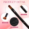 50 Pieces Lip Brushes Pro Multifunctional Makeup Brush Lipstick Gloss Wands Applicator Cosmetic Tool Kits Black