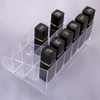 Benbilry Lipstick Holder 24 Slots Clear Acrylic Lipstick Organizer Display Transparent Makeup Organizer24 slots