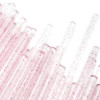 ZYIGYI 500 Pcs Disposable Micro Applicator Brush for Eyelash Extension Micro Cotton Swabs Lips Mascara Wands Pink