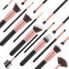 EmaxDesign Makeup Brushes 17 Pieces Premium Synthetic Foundation Brush Powder Blending Blush Concealer Eye Face Liquid P