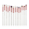 Jessup Eye Makeup Brush Set Professional 15pcs WhiteRose Gold Premium Naturalsynthetic Eye Shadow Blending Concealer Eye