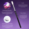 Jessup Eye Makeup Brushes Set Professional 15pcs with Eyeshadow Blending Concealer Eyebrow Eyliner Brush Pearl BlackSilv