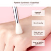 Jessup Small Eye Makeup Brush Set Professional 15pcs WhiteSilver Premium Naturalsynthetic Eye Shadow Blending Concealer