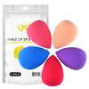 IXO Makeup Sponge Set LatexFree Versatile Makeup Blender Sponge for Liquid Cream and Powder 5 Pack