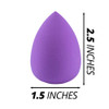 IXO Makeup Sponge Set LatexFree Versatile Makeup Blender Sponge for Liquid Cream and Powder 5 Pack