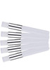 20 Pcs White Lash Shampoo Brush Eyelash Extensions Supplies Cosmetic Brushes Peel Off Blackhead Brush Remover Tool Lash