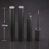Lasenersm MatteBlack 5ml Aluminum Empty Eyeliner Tubes Refillable with 2 Mini Plastic Funnels for Eyelash Growth Liquid